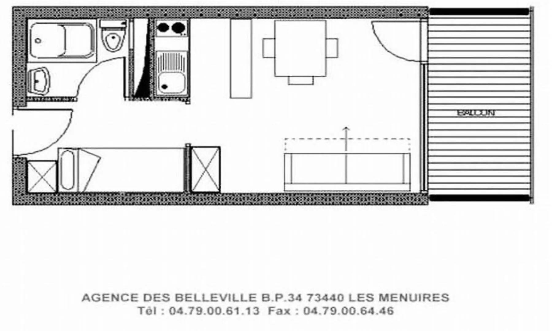 Apartment Residence Dorons - Studio Renove - Centre Station - Balcon Mae-1904 Saint-Martin-de-Belleville